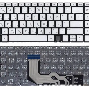 Клавіатура для ноутбука HP Envy (15-ED, 17-CG) Silver, с подсветкой (Light), RU