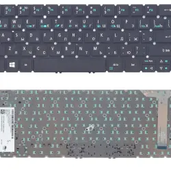 Клавиатура для ноутбука Acer Aspire R13 R7-371T, R7-371 Black, с подсветкой (Light), (No Frame), RU