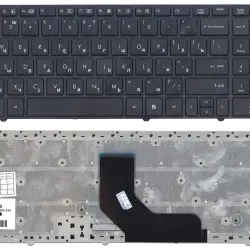 Клавіатура для ноутбука HP ProBook (6560B, 6565B, 6570, 6575B) Black, (Black Frame) RU
