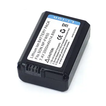 Акумуляторна батарея для фотоаппарата Sony NP-FW50 Alpha A7 7.4V 2000mAh Li-ion