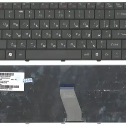 Клавіатура Acer eMachines D725, D525, Aspire 4332, 4732, 4732Z Black, длинный шлейф (Long Trail), RU