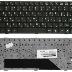 Клавіатура для ноутбука MSI (U160, U135) Black, (Black Frame), RU
