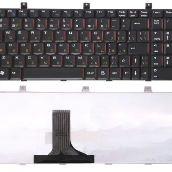 Клавиатура для ноутбука Roverbook Explorer (W700) Black, RU