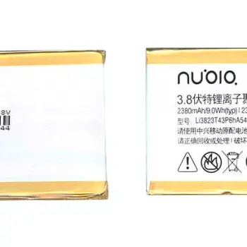 Акумуляторна батарея для смартфону ZTE Li3823T43P6hA54236-H A880 3.8V White 2380mAh 8.7Wh
