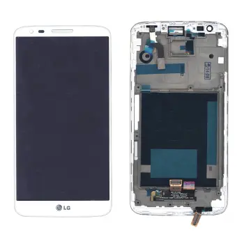 Матриця с тачскріном (модуль) для LG G2 D802 білий с рамкой