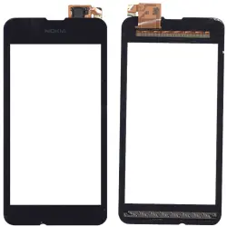 Тачскрін (Сенсорне скло) для смартфону Nokia Lumia 530 чорний