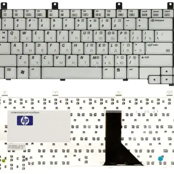 Клавиатура для ноутбука HP Pavilion DV5000, ZE2000, ZE2500, ZV5000, ZX5000, ZD5000 White, RU