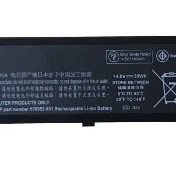 Аккумуляторная батарея для ноутбука HP MI04 2170p 14.8V Black 3700mAh Orig
