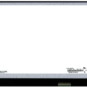 Матриця для ноутбука 13,3", Slim (тонкая), 40 pin (знизу справа), 1366х768, Светодиодная (LED), крепления слева\справа (1о), глянцевая, Chi Mei (CMO), N133BGE-LB1