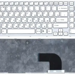 Клавіатура для ноутбука Sony Vaio (SVE17) White, (White Frame) RU