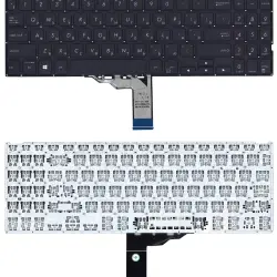 Клавіатура для ноутбука Asus VivoBook (F509U) Black, (No Frame), RU