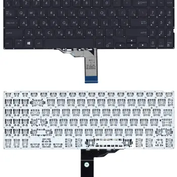 Клавіатура для ноутбука Asus VivoBook (F509U) Black, (No Frame), RU