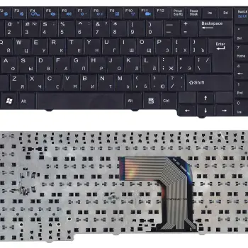 Клавиатура для ноутбука DNS (MB50) Black, (No Frame) RU