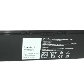 Аккумуляторная батарея для ноутбука Dell 34GKR Latitude E7440 7.4V Black 4500mAh OEM