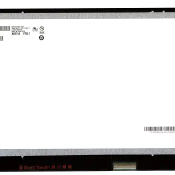 Матрица для ноутбука 14,0", Slim (тонкая), 40 pin (снизу справа), 1366x768, Светодиодная (LED), крепления сверху\снизу, глянцевая, AU Optronics (AUO), B140XW03 v.0