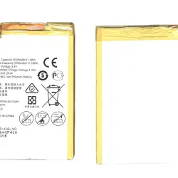 Акумуляторна батарея для смартфону Huawei HB396481EBC Ascend G7 Plus 3.8V Silver 3100mAh 11.78Wh