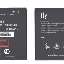 Аккумуляторная батарея для смартфона Fly BL4253 IQ443 Trend 3.7V Black 1800mAh 6.66Wh