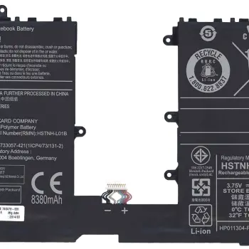 Акумуляторна батарея для планшета HP CD02 Omni 10 3.75V Black 8380mAh Orig