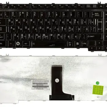 Клавиатура для ноутбука Toshiba Satellite (A200, A205, A300, A305, A400, A405, M200, M205, M300, M305, L200, L300, L305, L300D, L305D, L455, L450, L450D, L455D, Pro M200) Black, Glossy, RU (вертикальный энтер)