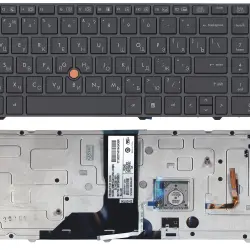 Клавіатура для ноутбука HP Elitebook (8760W) с указателем (Point Stick), Black, (Black Frame) RU