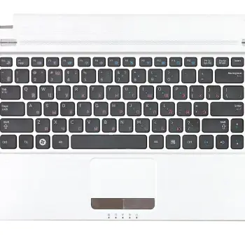 Клавиатура для ноутбука Samsung (Q330) Black, (White TopCase), RU