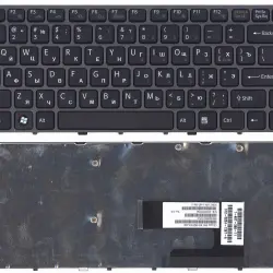Клавіатура для ноутбука Sony Vaio (VGN-NW) Black, (Black Frame) RU