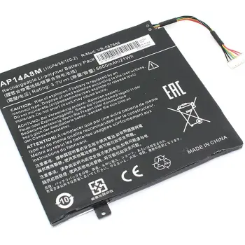 Акумуляторна батарея для ноутбука АКБ Acer AP14A8M Aspire SW5-011 3.7V Black 5600mAh OEM