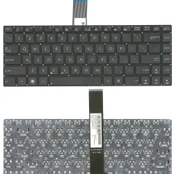 Клавіатура для ноутбука Asus N46, Black, (No Frame) RU