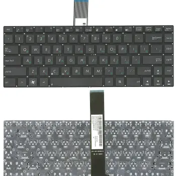 Клавіатура для ноутбука Asus N46, Black, (No Frame) RU