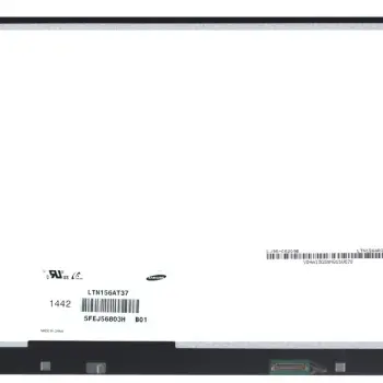 Матриця для ноутбука 15,6", Slim (тонкая), 30 pin eDP (знизу справа), 1366x768, Светодиодная (LED), крепления сверху\снизу, матовая, Samsung, LTN156AT37 401