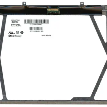 Матрица для планшета 9.7", Slim (тонкая), 30 pin (снизу слева), 1024x768, Светодиодная (LED), крепления слева, справа, сверху, глянцевая, LG-Philips (LG), LP097X02(SL)(DV)