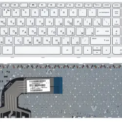 Клавіатура для ноутбука HP Pavilion (15-e) White, (White Frame) RU