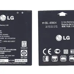 Акумуляторна батарея для смартфону LG BL-49KH 3.8V LU6200 Black 1800mAh 7.0Wh