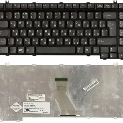 Клавиатура Toshiba Satellite (F20 F25 F30 G20 G25 G30 G35 Satellite A10 A15 A20 A25 A30 A40 A50 A55 A70 A75 A80 A100 A105 1400 1410 1900 2400 M30 M35 M40 M45 M50 M55 P10 P20 P30 ) Black, RU (вертикальный энтер)