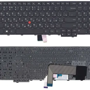 Клавіатура для ноутбука Lenovo ThinkPad Edge (E545), с указателем (Point Stick) Black, (Black Frame) RU