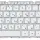 Клавіатура для ноутбука HP Pavilion (17, 17-E) White, (No Frame) RU 2