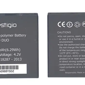 Акумуляторна батарея для смартфону Prestigio PAP3500 3500 Multiphone 3.7V Black 1700mAh 6.29Wh