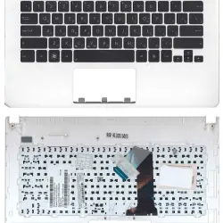 Клавиатура для ноутбука Asus (X301A) Black, (White TopCase), RU