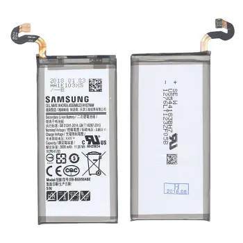 Аккумуляторная батарея для смартфона Samsung EB-BG950ABE Galaxy S8 SM-G950 3.85V Black 3000mAh 11.55Wh