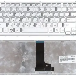 Клавиатура для ноутбука Toshiba Satellite (T230, T230D, T235, T235D) Silver, (Silver Frame) RU