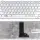 Клавиатура для ноутбука Toshiba Satellite (T230, T230D, T235, T235D) Silver, (Silver Frame) RU 1