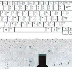 Клавиатура для ноутбука Samsung (M50, M55) White, RU