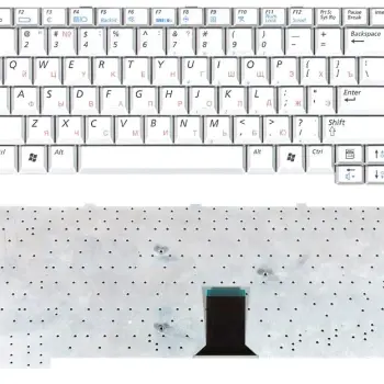 Клавиатура для ноутбука Samsung (M50, M55) White, RU