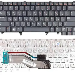 Клавіатура для ноутбука Dell Latitude (E5420, E6220, E6320, E6420, E6430, E6620) с указателем (Point Stick), Black, RU/EN