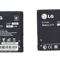 Акумуляторна батарея для смартфону LG LGIP-570A KP500 Cookie 3.7V Black 900mAh 3.4Wh