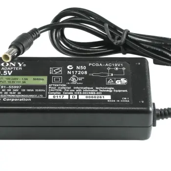 Блок живлення для ноутбука Sony 60W 19.5V 3A 6.5x4.4mm PCGA-AC19V1 Orig