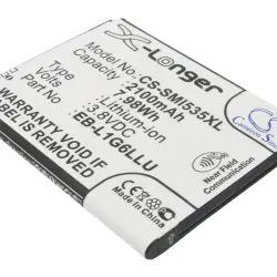 Акумуляторна батарея для смартфону Samsung CS-SMI535XL Galaxy S3 I9300 3.8V Black 2100mAh 7.98Wh