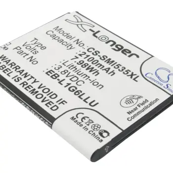 Аккумуляторная батарея для смартфона Samsung CS-SMI535XL Galaxy S3 I9300 3.8V Black 2100mAh 7.98Wh