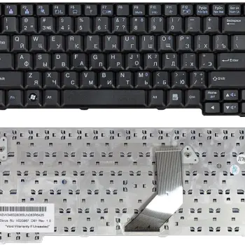 Клавіатура для ноутбука LG E Series (E200, E210, E300, E310) ED Series (ED310) Black, RU