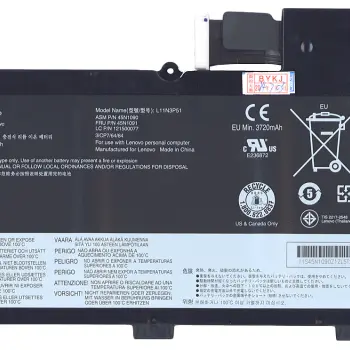 Аккумуляторная батарея для ноутбука Lenovo-IBM L11N3P51 ThinkPad T430u Ultrabook 11.1V Black 4250mAh Orig